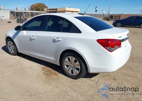 2015 Chevrolet Cruze Ls Auto из США, поврежденный, VIN 1G1PA5SH2F7258928